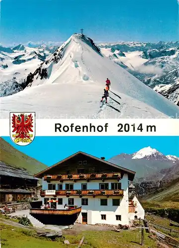 AK / Ansichtskarte Vent_Tirol Berggasthaus Rofenhof Winter Vent_Tirol