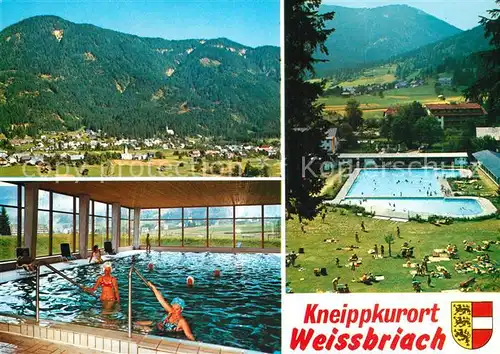AK / Ansichtskarte Weissbriach Hallenbad Freibad Weissbriach