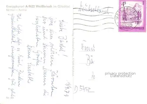 AK / Ansichtskarte Weissbriach Hallenbad Freibad Weissbriach