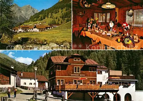 AK / Ansichtskarte S_charl_Scuol Gasthaus Mayor S_charl_Scuol