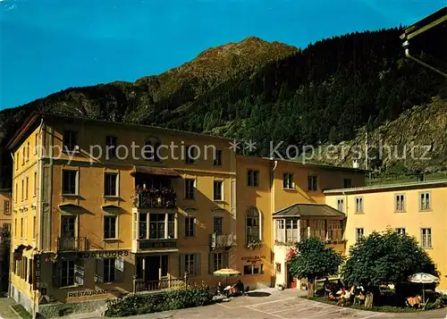 AK / Ansichtskarte Zernez_GR Hotel Baer und Post Zernez_GR