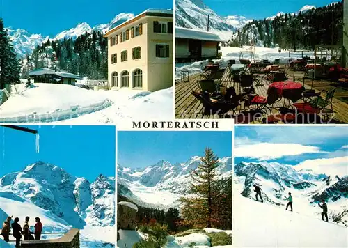 AK / Ansichtskarte Morteratsch Hotel Morteratsch Wiinter Morteratsch