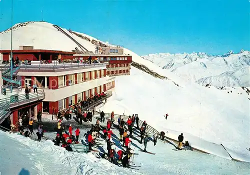 AK / Ansichtskarte Davos_Dorf_GR Berghaus Weissfluhjoch Winter Davos_Dorf_GR