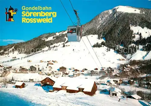 AK / Ansichtskarte Soerenberg_LU Gondelbahn Rossweid Winter Soerenberg LU