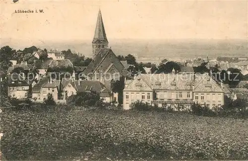 AK / Ansichtskarte Luebbecke_Westfalen Panorama Luebbecke_Westfalen