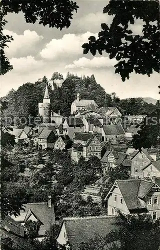 AK / Ansichtskarte Lindenfels_Odenwald Teilansicht Schloss Lindenfels Odenwald