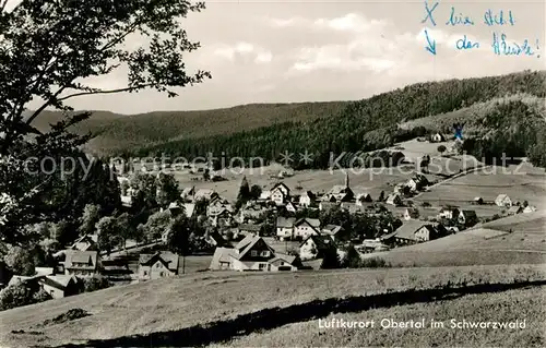 AK / Ansichtskarte Obertal_Baiersbronn Panorama Obertal Baiersbronn