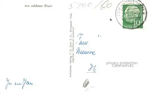 AK / Ansichtskarte Bad_Godesberg Rheinpartie Stadthalle Bad_Godesberg