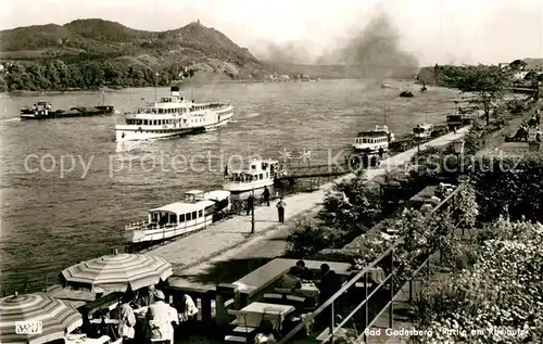 AK / Ansichtskarte Bad_Godesberg Partie am Rheinufer Bad_Godesberg