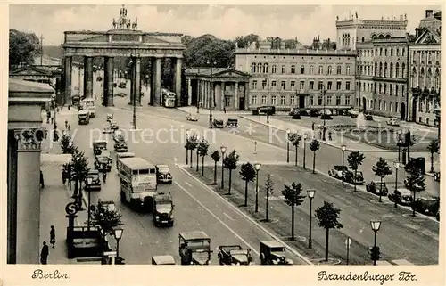 AK / Ansichtskarte Berlin Brandenburger Tor Berlin