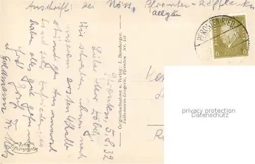 AK / Ansichtskarte Pfronten mit Falkenstein und Zugspitze Pfronten