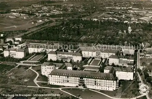 AK / Ansichtskarte Freiburg_Breisgau Universitaetskliniken Fliegeraufnahme Freiburg Breisgau