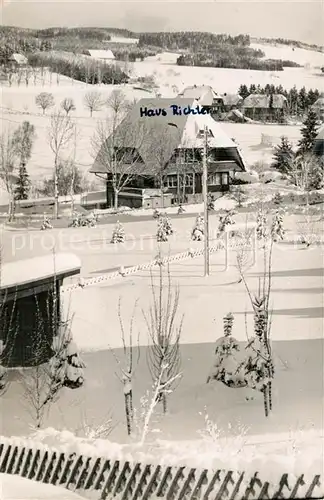 AK / Ansichtskarte Hinterzarten Haus Richter Hinterzarten
