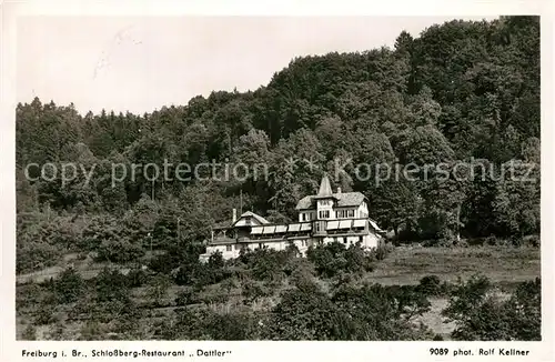 AK / Ansichtskarte Freiburg_Breisgau Schlossberg Restaurant Dattler Freiburg Breisgau