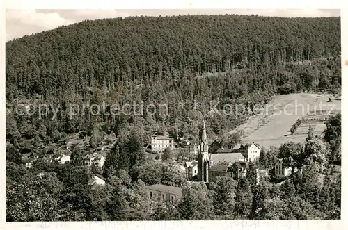 AK / Ansichtskarte Wildbad_Schwarzwald Kath Kirche und neue Trinkhalle Wildbad_Schwarzwald