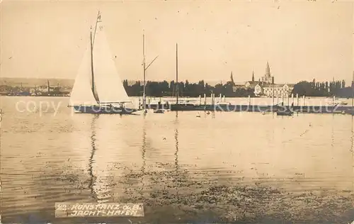 AK / Ansichtskarte Konstanz_Bodensee Yachthafen Konstanz_Bodensee