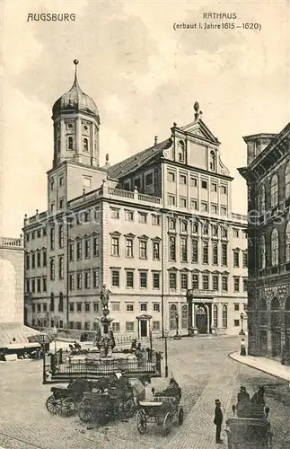 AK / Ansichtskarte Augsburg Rathaus Augsburg