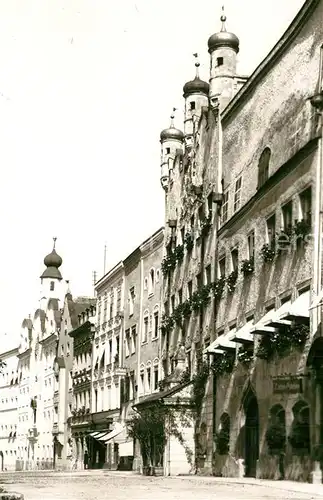 AK / Ansichtskarte Burghausen_Salzach Teilansicht Burghausen Salzach