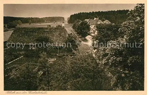 AK / Ansichtskarte Koenigsfeld_Schwarzwald Margaretenheim Blick aus der Giebelstube Koenigsfeld Schwarzwald