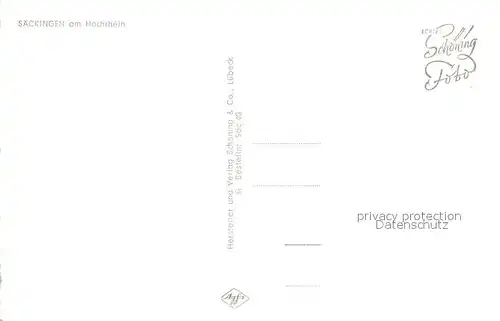 AK / Ansichtskarte Saeckingen_Rhein Fliegeraufnahme Saeckingen Rhein