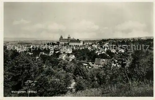 AK / Ansichtskarte Weingarten_Wuerttemberg Panorama Weingarten Wuerttemberg