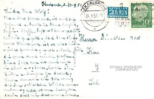 AK / Ansichtskarte Karlsruhe_Baden Schwarzwaldhalle Karlsruhe_Baden