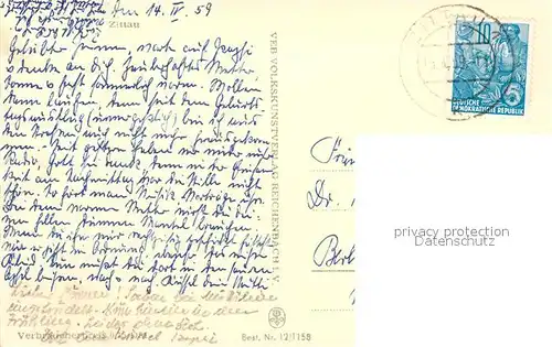 AK / Ansichtskarte Zittau Panorama Zittau