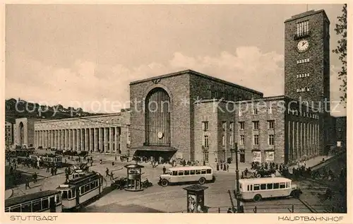 AK / Ansichtskarte Stuttgart Hauptbahnhof Stuttgart