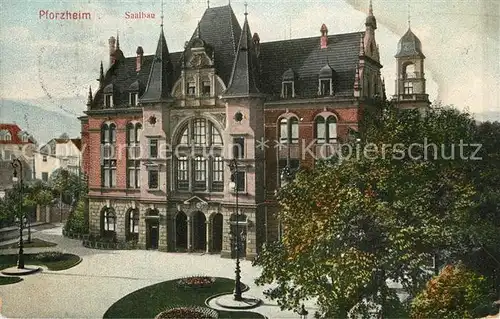 AK / Ansichtskarte Pforzheim Saalbau Pforzheim