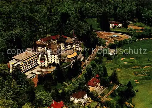 AK / Ansichtskarte Zuerich_ZH Dolder Grand Hotel und Golf Course Fliegeraufnahme Zuerich_ZH