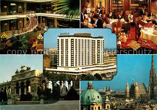 AK / Ansichtskarte Wien Am Stadtpark Hotel Hilton Wien