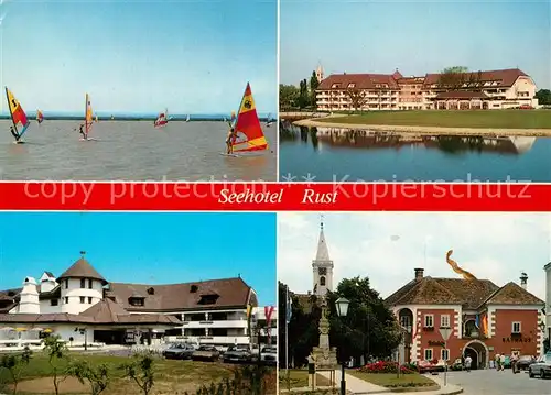 AK / Ansichtskarte Rust_Burgenland Seehotel Rust Rust_Burgenland