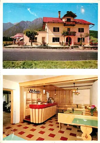 AK / Ansichtskarte Dobbiaco Pension Restaurant Santer Dobbiaco