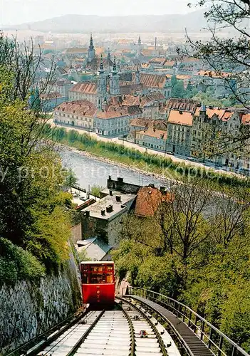 AK / Ansichtskarte Graz_Steiermark Schlossbergbahn Graz_Steiermark