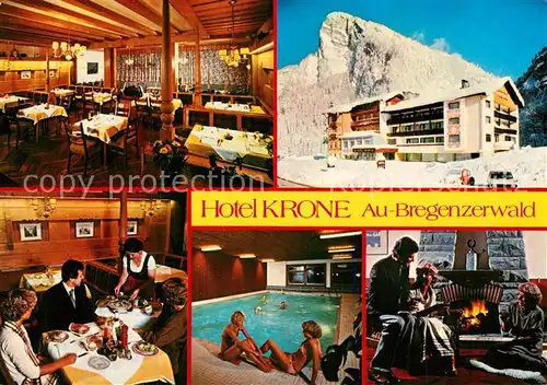 AK / Ansichtskarte Au_Bregenzerwald Hotel Krone Au_Bregenzerwald