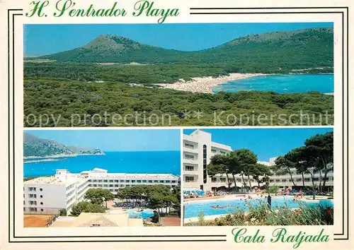 AK / Ansichtskarte Cala_Ratjada_Mallorca Hotel Sentrador Playa Cala_Ratjada_Mallorca