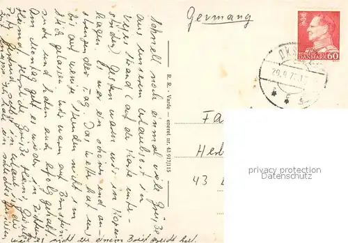 AK / Ansichtskarte Jylland Panoramakarte  Jylland