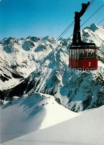 AK / Ansichtskarte Mittelberg_Kleinwalsertal Walmendingerhorn Bahn  Mittelberg_Kleinwalsertal