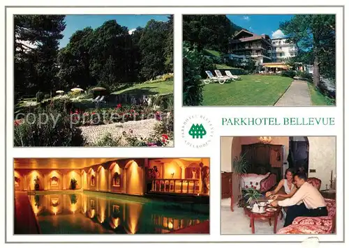 AK / Ansichtskarte Adelboden Parkhotel Bellevue Hallenbad Adelboden