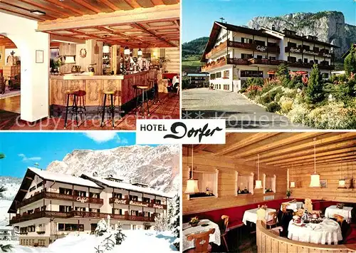 AK / Ansichtskarte Wolkenstein_Groeden Hotel Dorfer Wolkenstein_Groeden