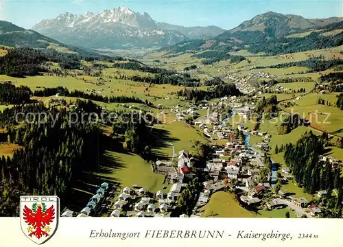 AK / Ansichtskarte Fieberbrunn_Tirol Fliegeraufnahme Fieberbrunn Tirol