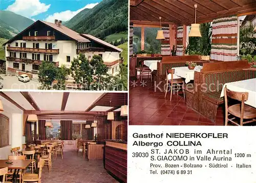 AK / Ansichtskarte St_Jakob_Ahrntal Gasthof Niederkofler  St_Jakob_Ahrntal