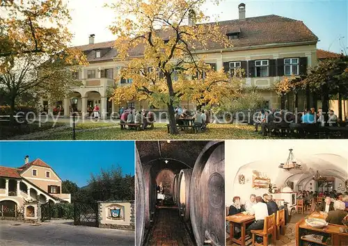 AK / Ansichtskarte Weissenkirchen_Wachau Buschenschank Weingut Edelbraende Mang Weissenkirchen Wachau