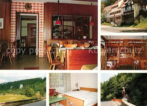 AK / Ansichtskarte Guentersthal_Mittelfranken Pension Gaststaette Eckartsberg Guentersthal_Mittelfranken