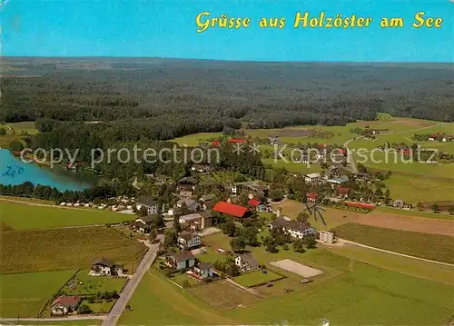 AK / Ansichtskarte Holzoester_See Fliegeraufnahme 