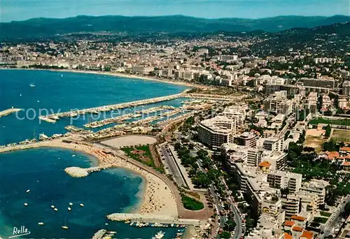 AK / Ansichtskarte Cannes_Alpes Maritimes Fliegeraufnahme Port Pierre Canto Cannes Alpes Maritimes