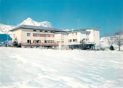 AK / Ansichtskarte Unterwasser_Toggenburg Naturfreundehaus Seegueeti Winter Unterwasser Toggenburg