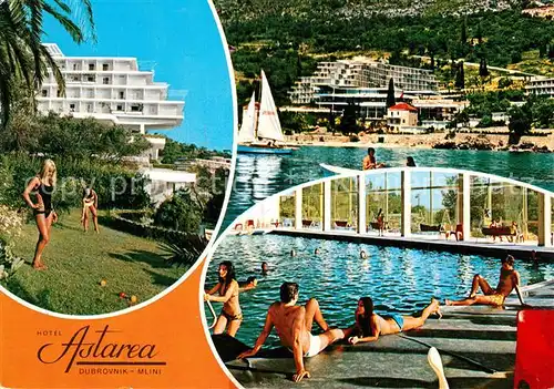 AK / Ansichtskarte Mlini Hotel Astarea Strand Hallenbad Mlini