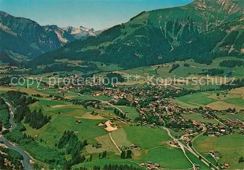 AK / Ansichtskarte Chateau d_Oex Vue aerienne Chateau d Oex