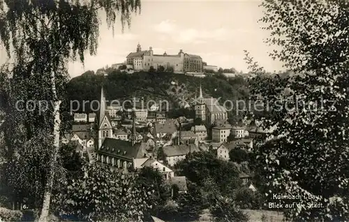 AK / Ansichtskarte Kulmbach Schloss und Stadt Kulmbach
